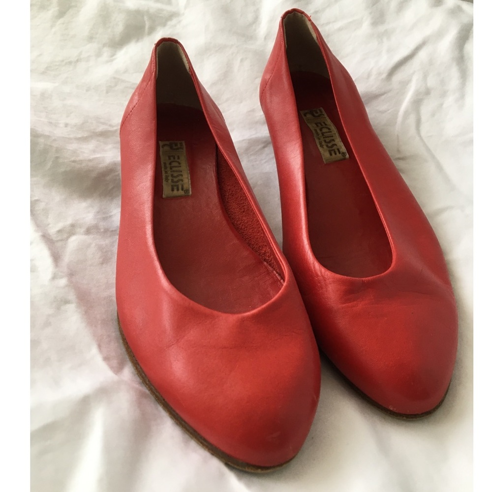 Vintage eclisse red flats